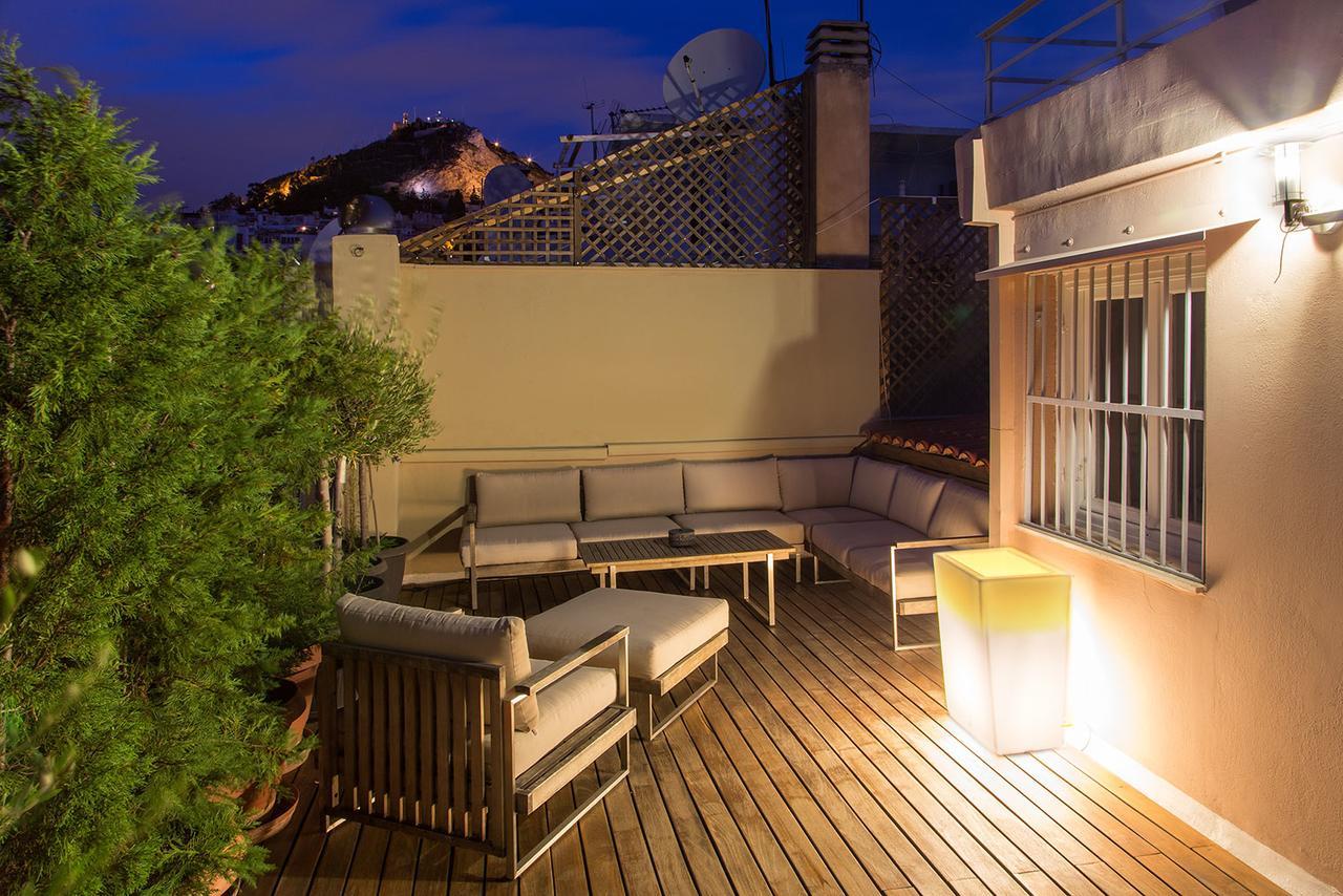 Beautiful Penthouse In Athens With Outside Jacuzzi Apartment ภายนอก รูปภาพ